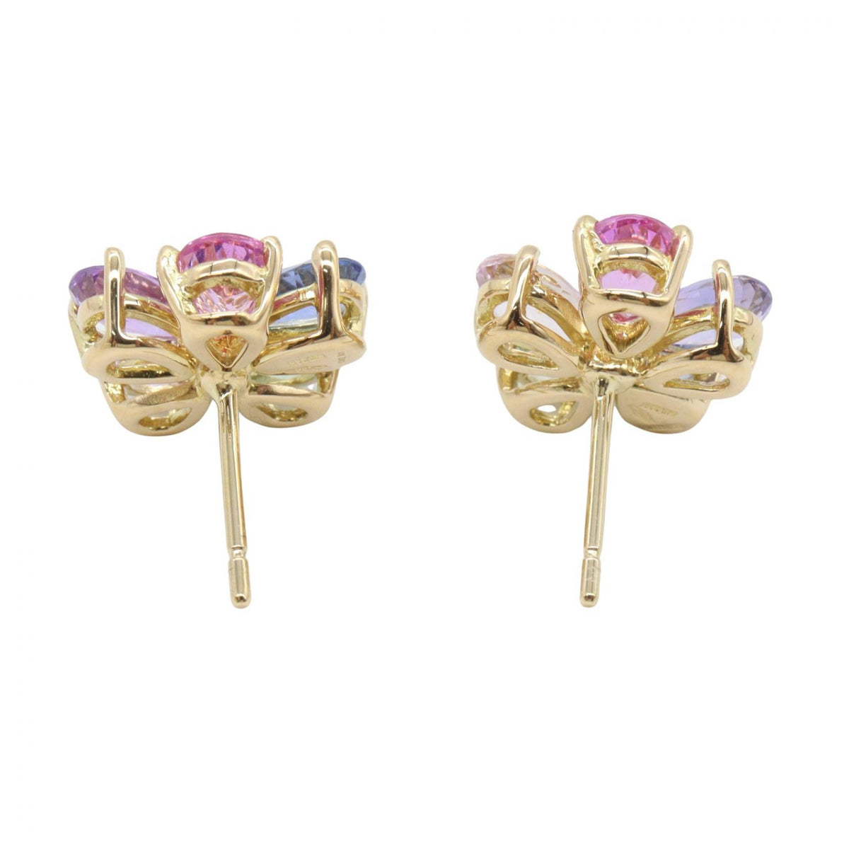 BVLGARI Flower Contrail K18YG Earrings