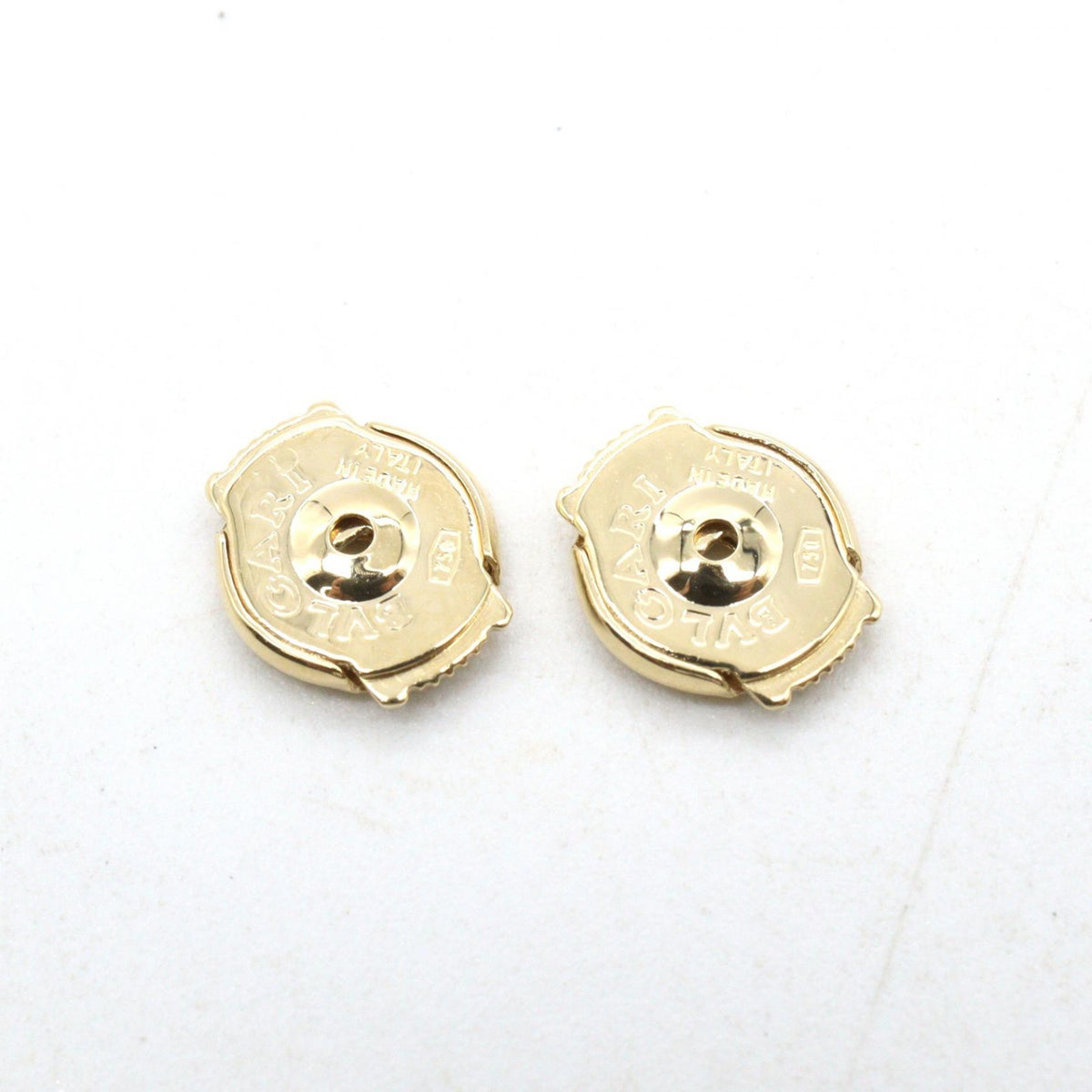 BVLGARI Flower Contrail K18YG Earrings