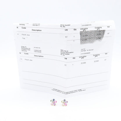BVLGARI Flower Contrail K18YG Earrings