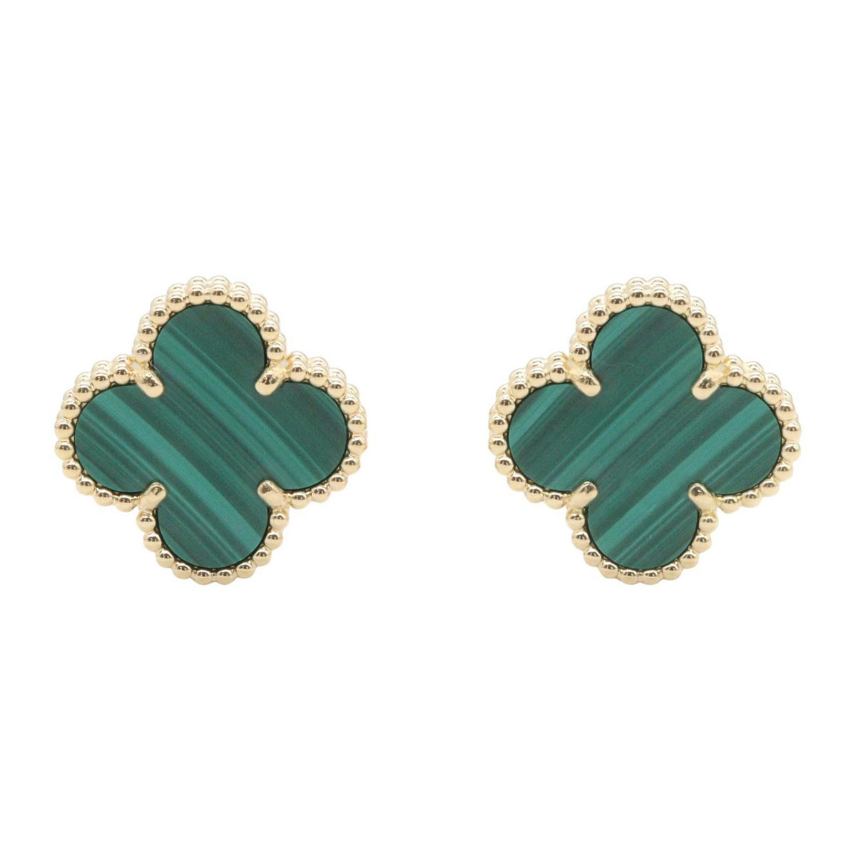Van Cleef & Arpels Malachite Earrings