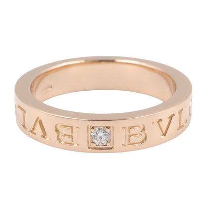 BVLGARI B-zero1 Essential 1PD K18PG Diamond Ring Size JP 11