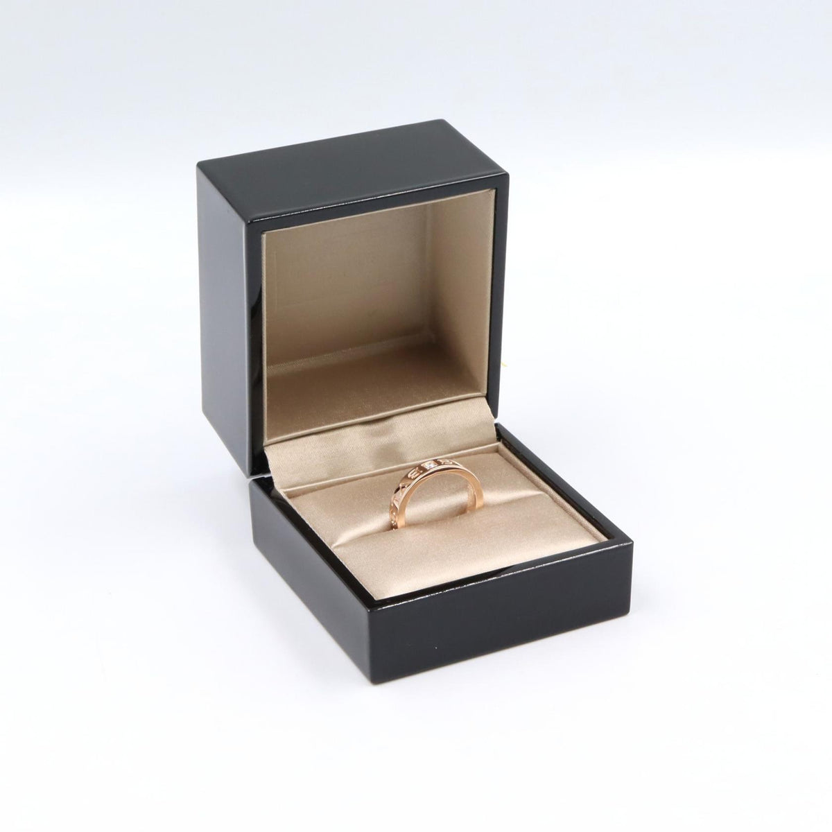 BVLGARI B-zero1 Essential 1PD K18PG Diamond Ring Size JP 11