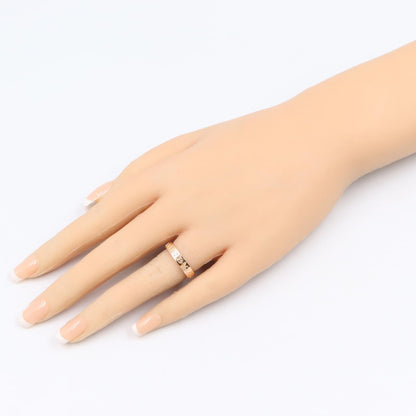 BVLGARI B-zero1 Essential 1PD K18PG Diamond Ring Size JP 11