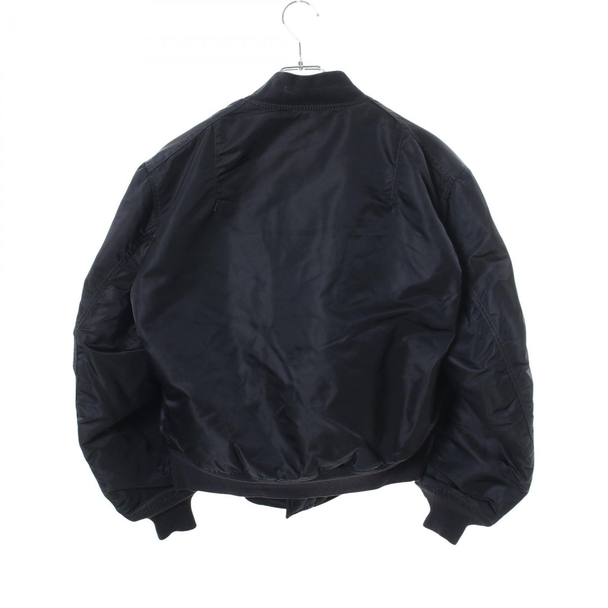 ALPHA MA-1 Nylon Flight Bomber Jacket Navy Size M