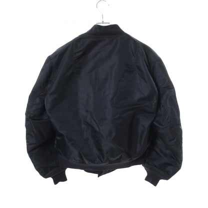 ALPHA MA-1 Nylon Flight Bomber Jacket Navy Size M