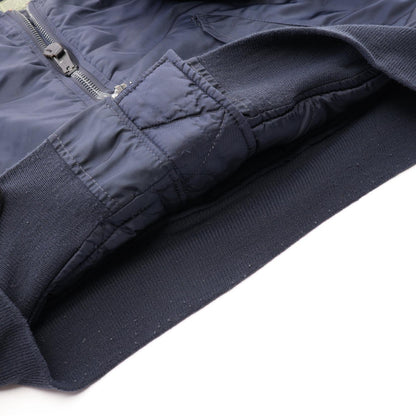 ALPHA MA-1 Nylon Flight Bomber Jacket Navy Size M