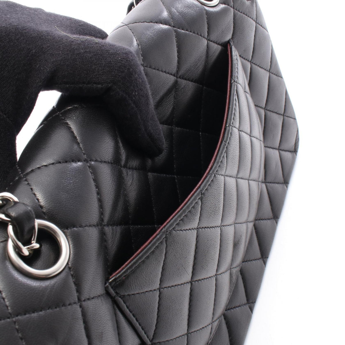 CHANEL Matelasse Double Flap Shoulder Bag