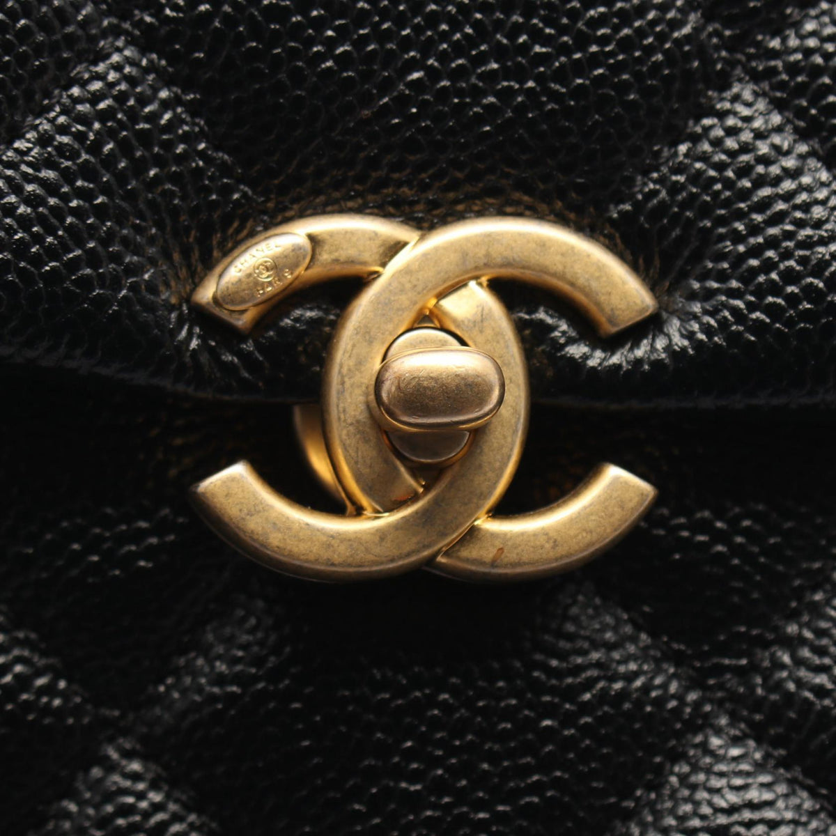 CHANEL Matelasse Chain Backpack Black