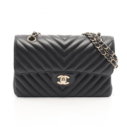 CHANEL Chevron V-Stitch Shoulder Bag