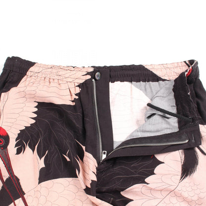 BUDSPOOL BUDSPOOL x BUDSPOOL x GAKKIN Red-Eyed Crane Rayon Pants Size XL