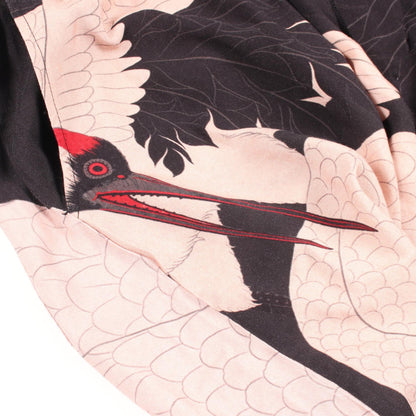 BUDSPOOL BUDSPOOL x BUDSPOOL x GAKKIN Red-Eyed Crane Rayon Pants Size XL