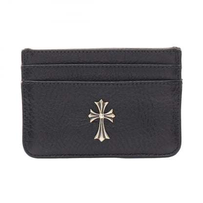 CHROME HEARTS CH Cross Leather Card Holder Card Case