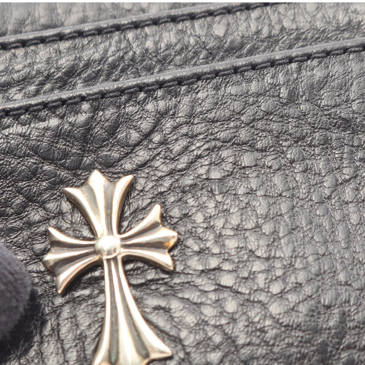 CHROME HEARTS CH Cross Leather Card Holder Card Case
