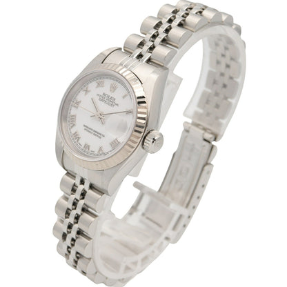 ROLEX Datejust K18 WG SS Watch Roman Dial
