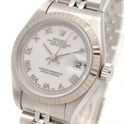 ROLEX Datejust K18 WG SS Watch Roman Dial