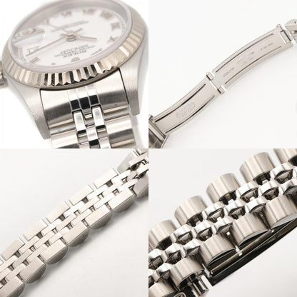 ROLEX Datejust K18 WG SS Watch Roman Dial