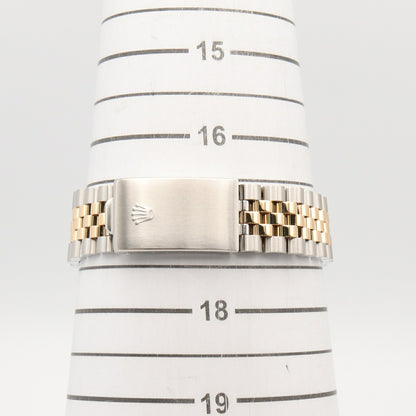 Rolex Datejust 10P Diamond 18K Gold SS Watch