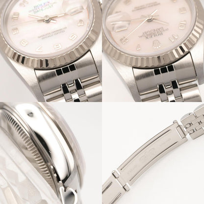 ROLEX Datejust K18WG SS Pink Dial Watch