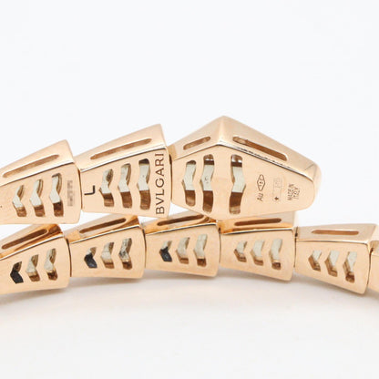 BVLGARI Serpenti Viper Diamond K18PG Bracelet Size L