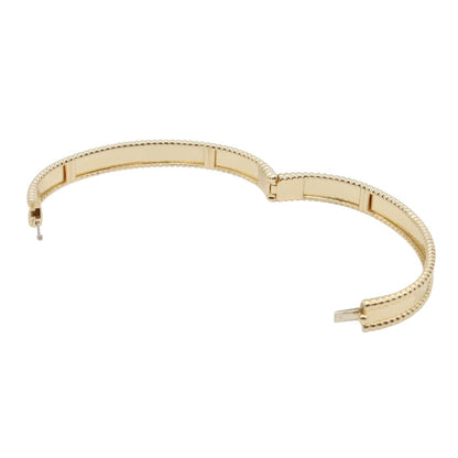 Van Cleef & Arpels Perlee Signature K18 Gold Bangle Size M