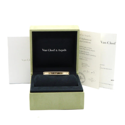 Van Cleef & Arpels Perlee Signature K18 Gold Bangle Size M