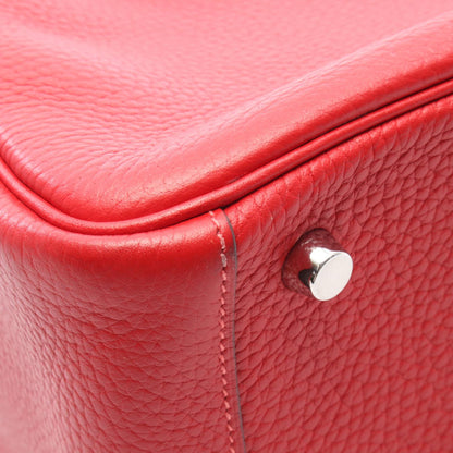 HERMES Lindy 26 Verso Red Shoulder Bag
