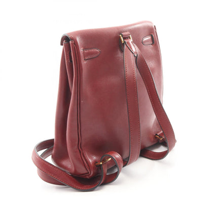 HERMES Kelly Ad PM Veau Backpack Bordeaux