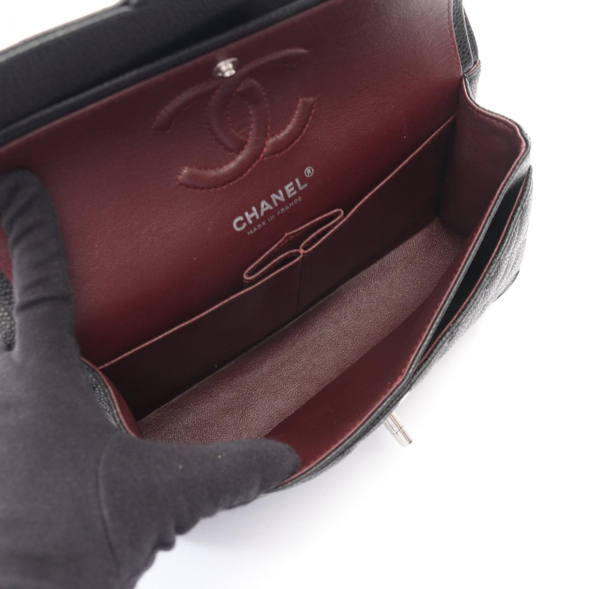 CHANEL Matelasse Double Flap Shoulder Bag