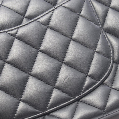 CHANEL Black Lambskin Shoulder Bag