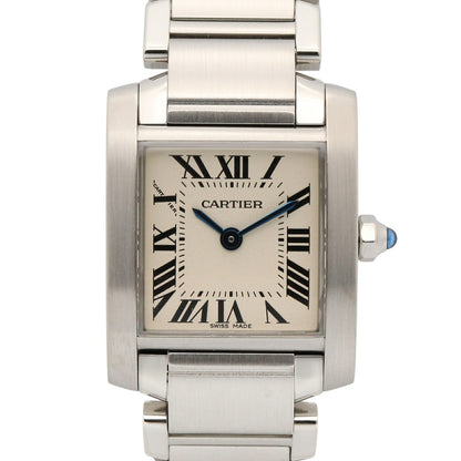 CARTIER Tank Française SM Steel Watch