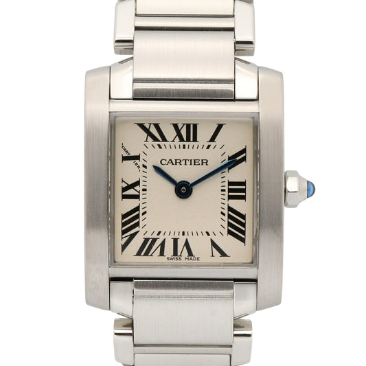 CARTIER Tank Française SM Steel Watch