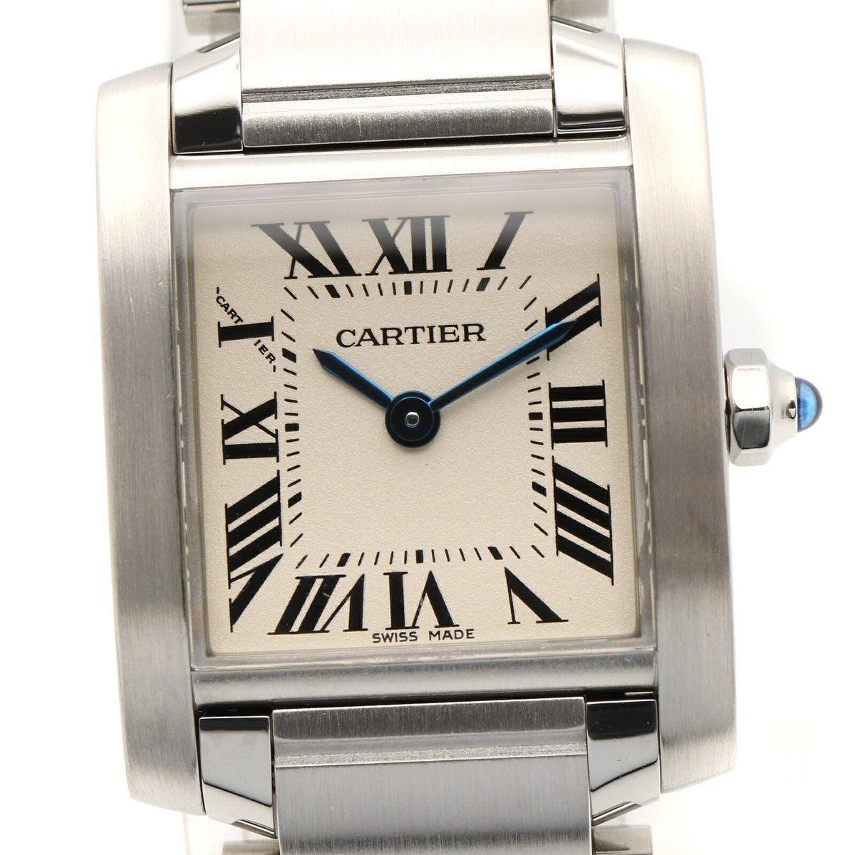 CARTIER Tank Française SM Steel Watch