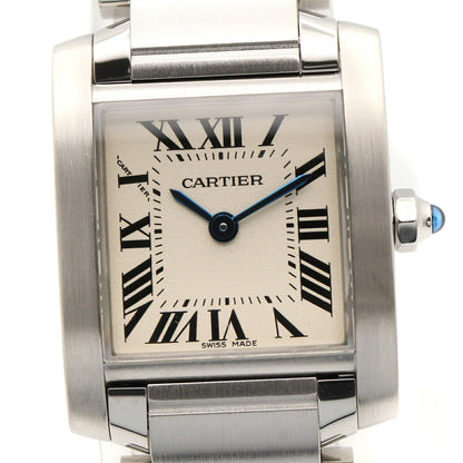 CARTIER Tank Française SM Steel Watch