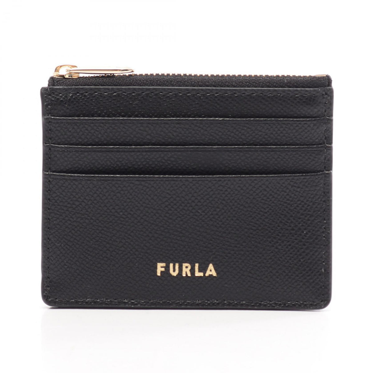 Furla Gardenia S Leather Coin Case Black