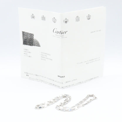 CARTIER Figaro White Gold Necklace