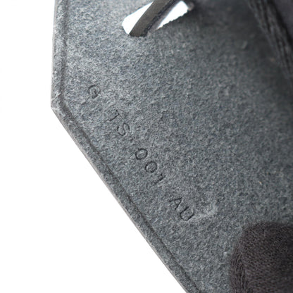 HERMES Herbag Zip Mini Toile Bag Black