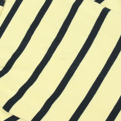 LOUIS VUITTON Striped Silk-Nylon Long Top Yellow Size S