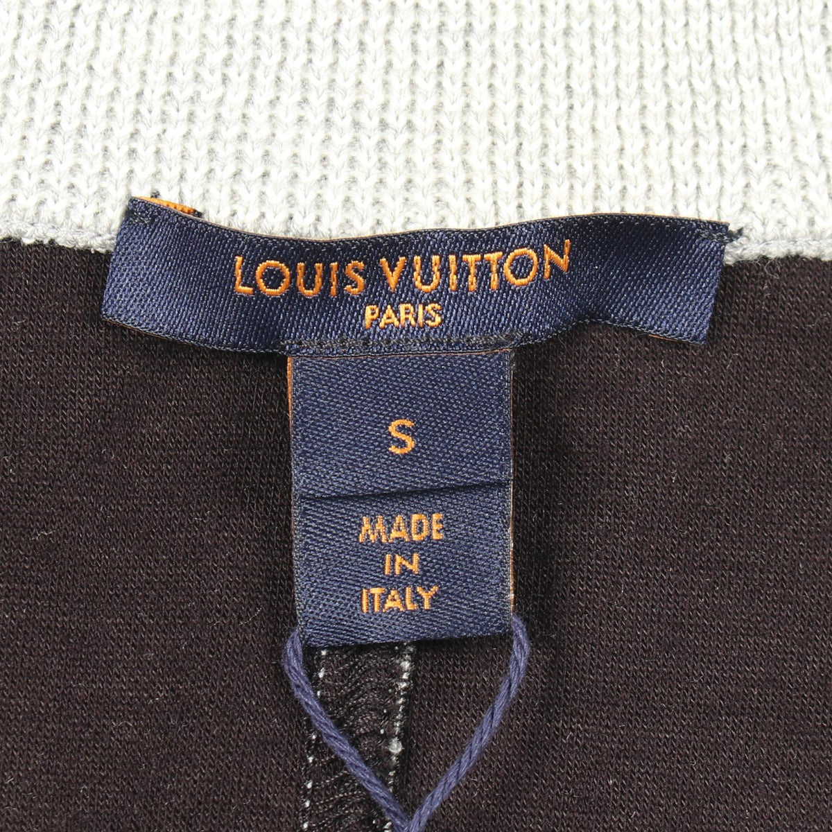 LOUIS VUITTON Heart Patch Rayon Jumpsuit Gray Size S
