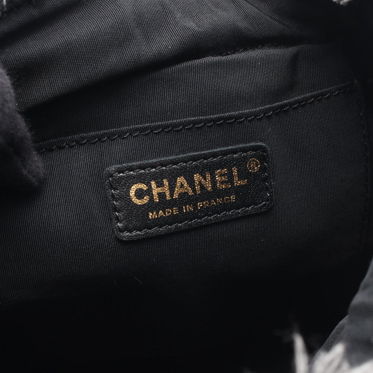 CHANEL Matelasse Small Denim Bag Black