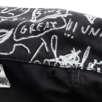 MARCELO BURLON All-Over Print Denim Jacket Black Size S