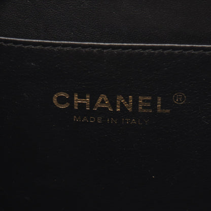 CHANEL Matelassé Caviar Skin Bag Black