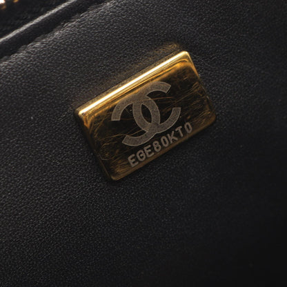 CHANEL Matelassé Caviar Skin Bag Black