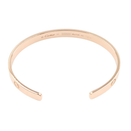 CARTIER Open Love K18PG Bracelet Gold Size 17