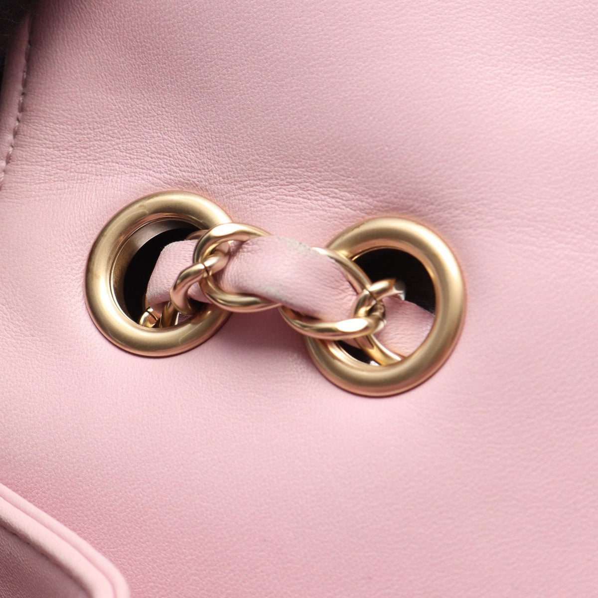 CHANEL Matelasse Single Flap Bag Pink