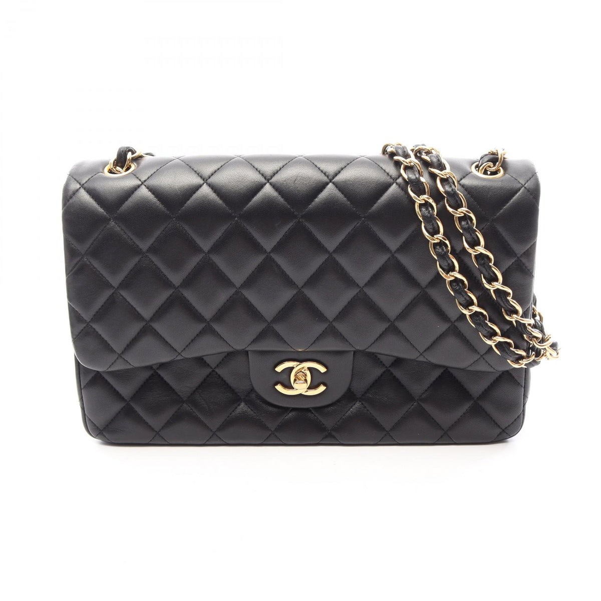 CHANEL Classic Large W Flap Bag GHW
