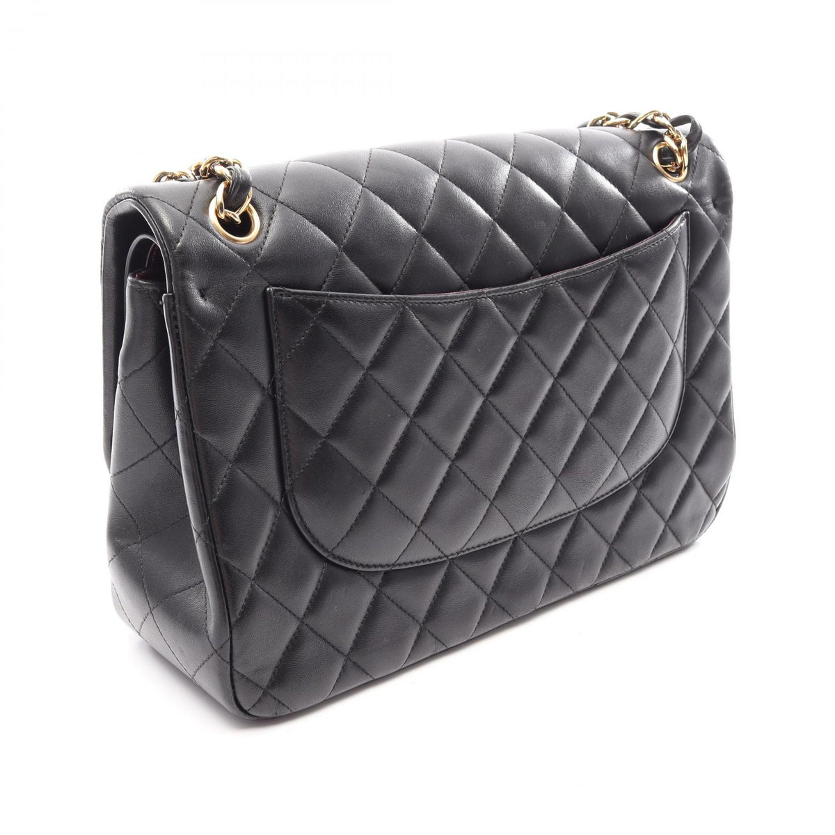 CHANEL Classic Large W Flap Bag GHW