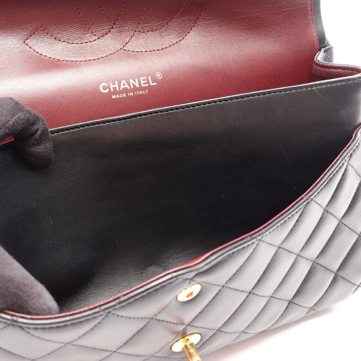 CHANEL Classic Large W Flap Bag GHW