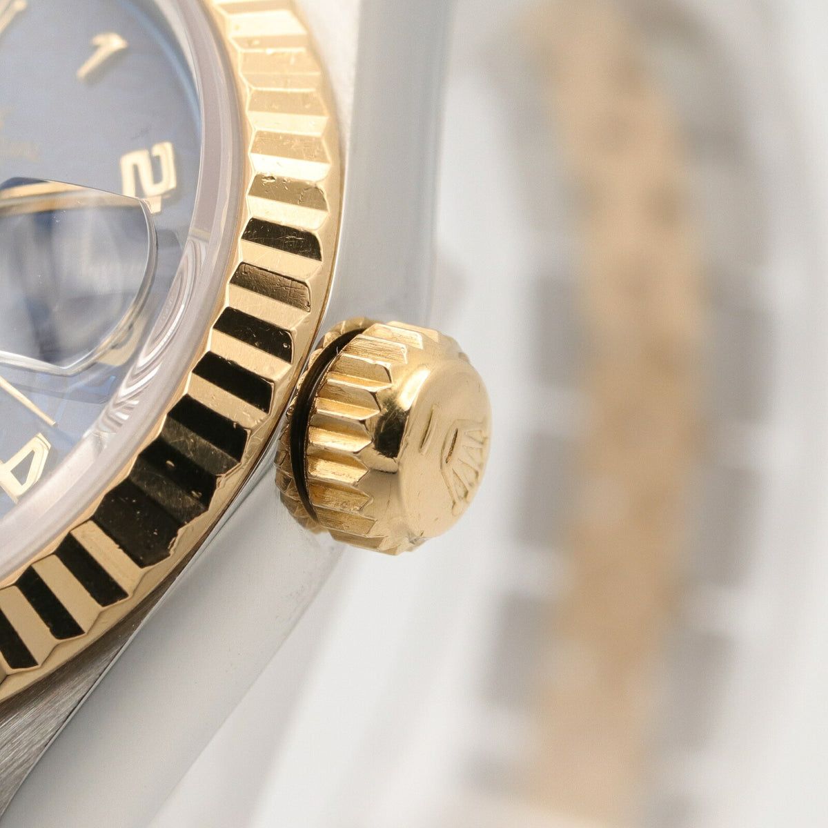ROLEX Datejust R-Series Blue K18SS Watch