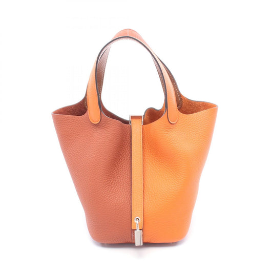 HERMES Picotin Lock PM Cazac Bag Orange
