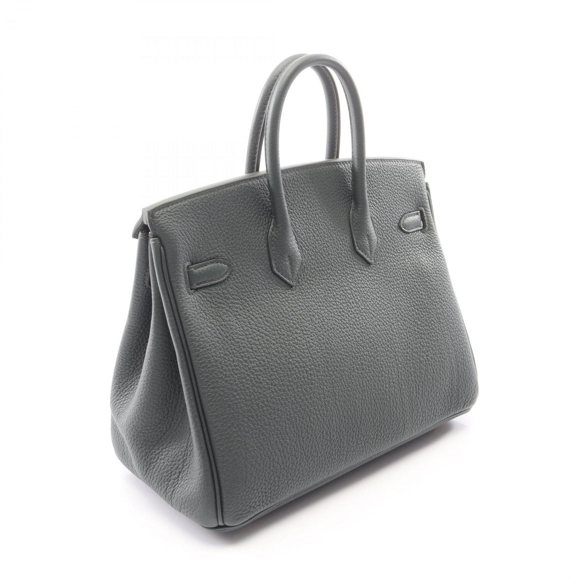 HERMES Birkin 25 Vert Mangrove Leather Bag